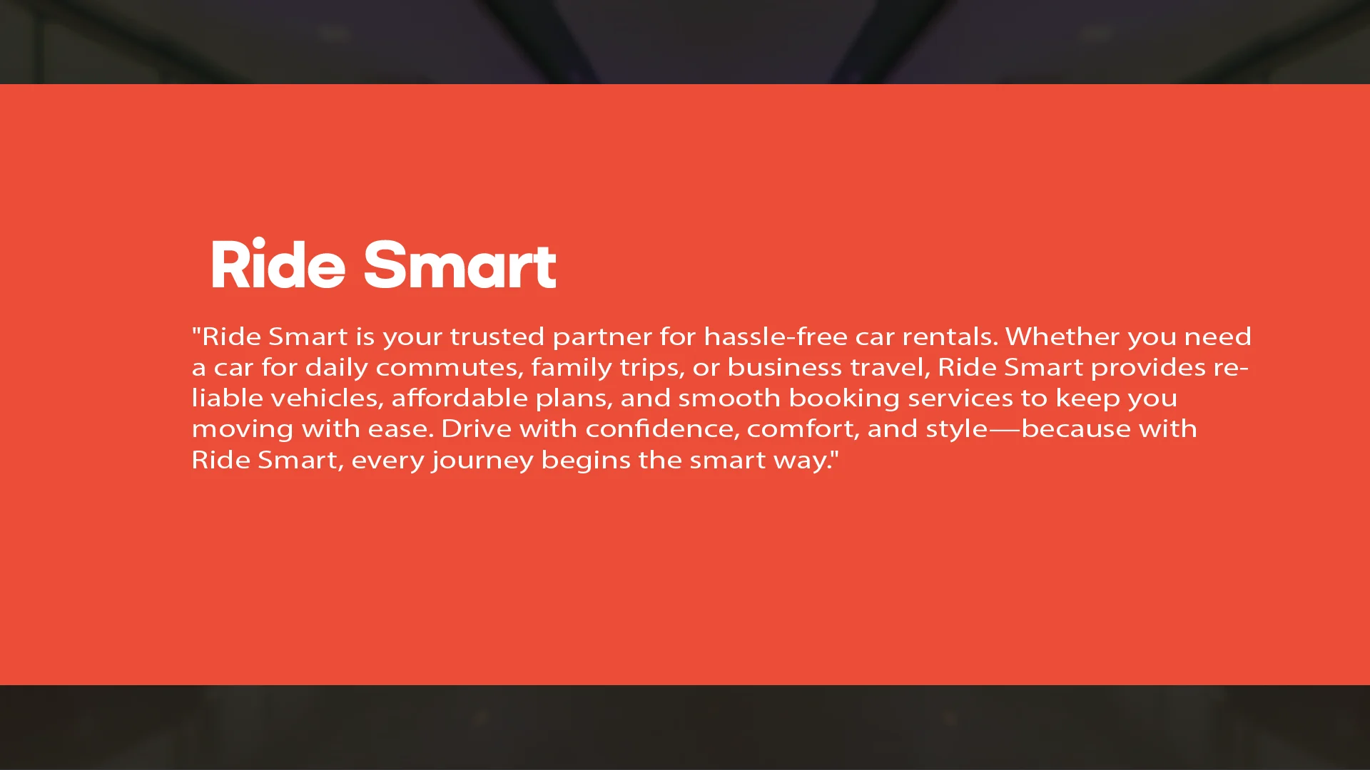 Ride Smart